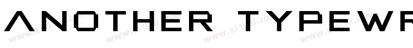 another typewriter字体转换